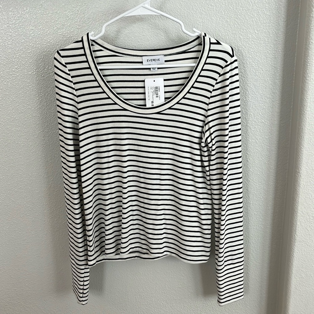 NWT Evereve darling long sleeve shirt